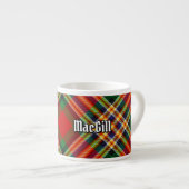 Clan MacGill Tartan Espresso Cup Espressotasse (Vorderseite Rechts)