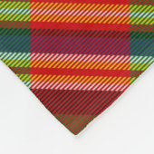 Clan MacGill Tartan Fleece Blanket (Ecke)