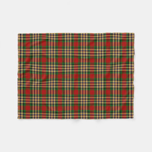 Clan MacGill Tartan Fleecedecke (Vorderseite (Horizontal))