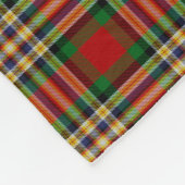 Clan MacGill Tartan Fleecedecke (Ecke)