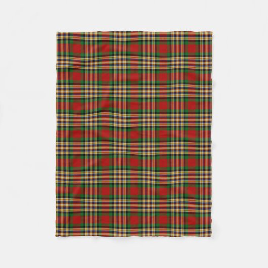 Clan MacGill Tartan Fleecedecke (Vorderseite)