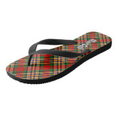 Clan MacGill Tartan Flip Flops Badesandalen (Schrägansicht)