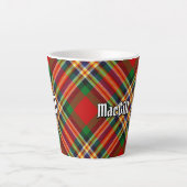 Clan MacGill Tartan Latte Tasse (Vorderseite)