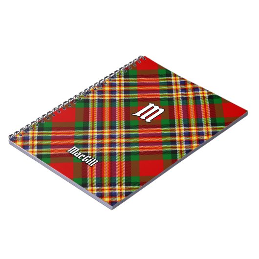Clan MacGill Tartan Notebook Notizblock (Linke Seite)