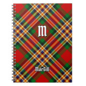 Clan MacGill Tartan Notebook Notizblock (Vorderseite)