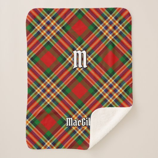 Clan MacGill Tartan Sherpa Blanket Sherpadecke (Vorderseite)
