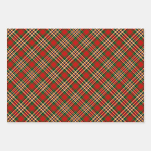 Clan MacGill Tartan Wrapping Paper Sheets Geschenkpapier Set (Vorderseite 2)