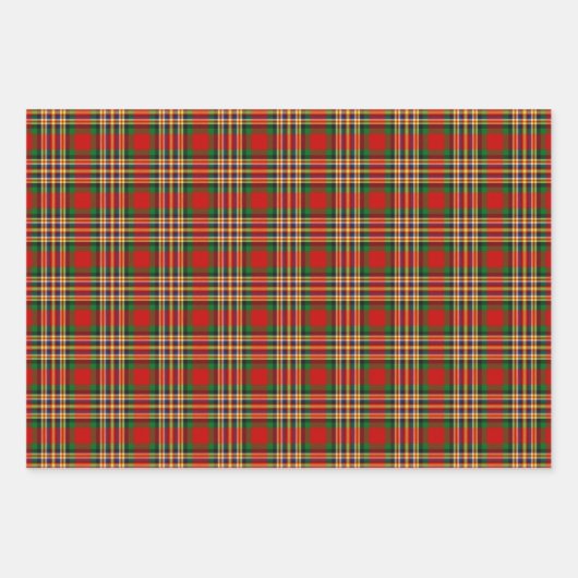 Clan MacGill Tartan Wrapping Paper Sheets Geschenkpapier Set (Vorderseite)
