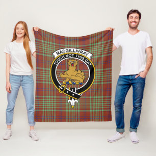 Clan MacGillivray Jagd Ancient Tartan Kariert Fleecedecke