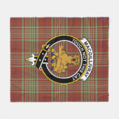 Clan MacGillivray Jagd Ancient Tartan Kariert Fleecedecke (Vorderseite (Horizontal))
