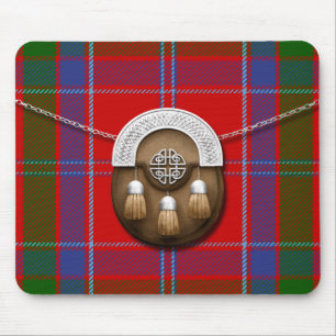 Clan MacGillivray Tartan und Sporran Mousepad