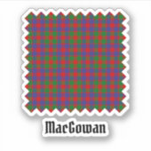 Clan MacGowan Tartan Aufkleber (Vorderseite)