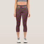 Clan MacGowan Tartan Capri Leggings (Vorderseite)