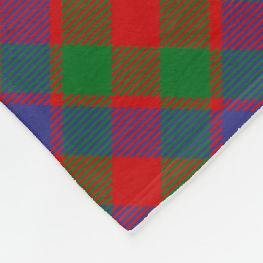 Clan MacGowan Tartan Fleecedecke (Ecke)
