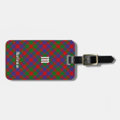 Clan MacGowan Tartan Gepäckanhänger (Vorderseite horizontal)