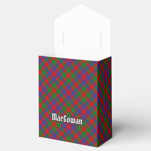Clan MacGowan Tartan Geschenkschachtel (Geöffnet)