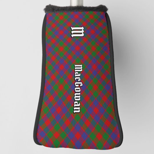 Clan MacGowan Tartan Golf Headcover (Rotieren 90)