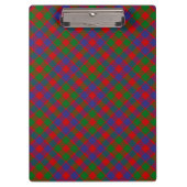 Clan MacGowan Tartan Klemmbrett (Vorderseite)
