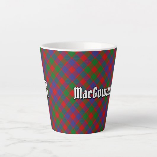Clan MacGowan Tartan Milchtasse (Vorderseite)