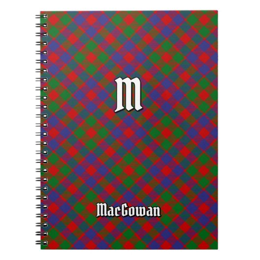 Clan MacGowan Tartan Notizblock (Vorderseite)