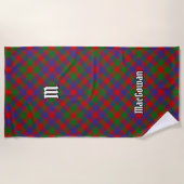 Clan MacGowan Tartan Strandtuch (Vorderseite)