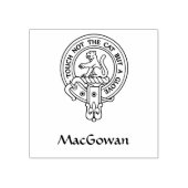 Clan MacGowan Wappen Rubber Briefmarke Gummistempel (Prägung)