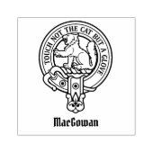 Clan MacGowan Wappen Rubber Briefmarke Gummistempel (Prägung)