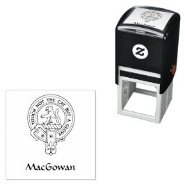 Clan MacGowan Wappen Rubber Briefmarke Permastempel