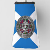 Clan MacGowan Wappen & Tartan Knot Golf Headcover (Rotieren 90)