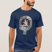 Clan MacGowan Wappen & Tartan T-Shirt (Vorderseite)