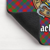 Clan MacGowan Wappen über Tartan Mousepad (Ecke)