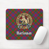 Clan MacGowan Wappen über Tartan Mousepad (Mit Mouse)