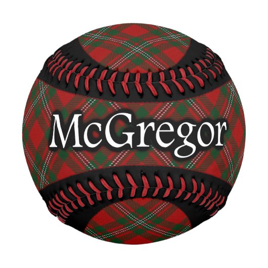 Clan MacGregor McGregor Scottish Tartan Baseball (Vorderseite)