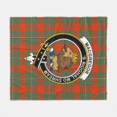 Clan MacGregor Modern Tartan Kariert Fleecedecke (Vorderseite (Horizontal))