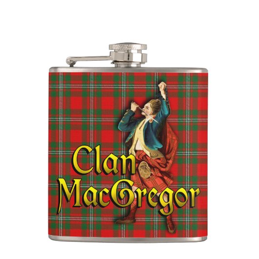 Clan MacGregor Old Scotland Flachmann (Vorderseite)