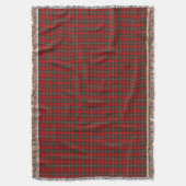 Clan MacGregor Red and Forest Green Tartan Decke (Vorderseite Vertikal)