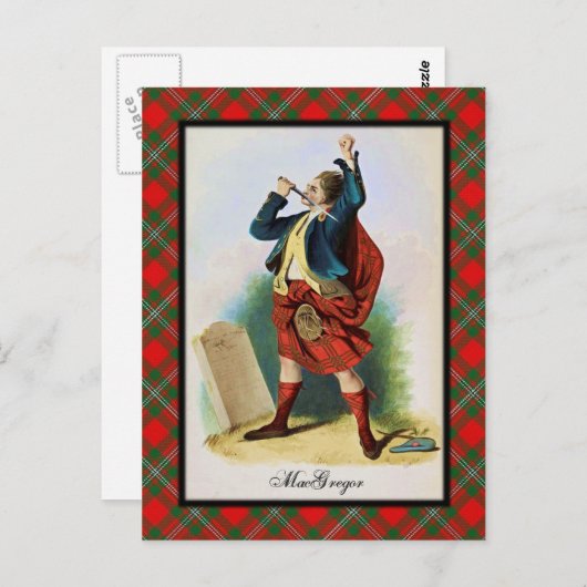 Clan MacGregor Scottish Dreams Postcard Postkarte (Vorne/Hinten)