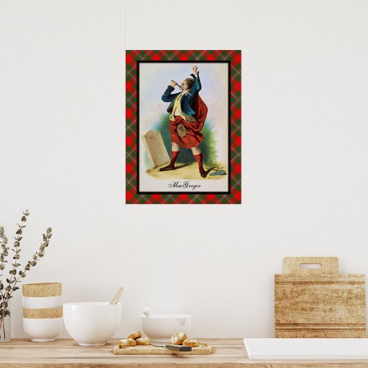 Clan MacGregor Scottish Dreams Poster (Küche)