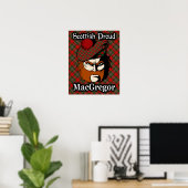 Clan MacGregor Scottish Tartan Poster (Heimbüro)
