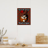 Clan MacGregor Scottish Tartan Poster (Küche)