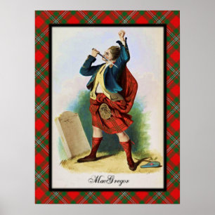 Clan MacGregor Scottish träumt Plakat