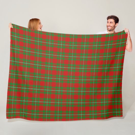 Clan MacGregor Tartan Fleecedecke (Beispiel)