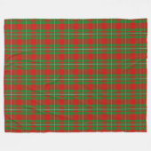 Clan MacGregor Tartan Fleecedecke (Vorderseite (Horizontal))
