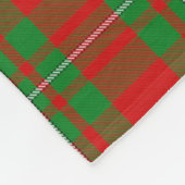 Clan MacGregor Tartan Fleecedecke (Ecke)