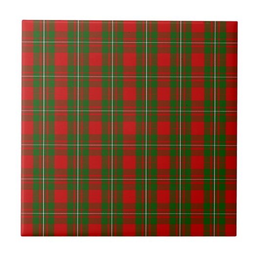 Clan MacGregor Tartan Fliese (Vorderseite)