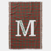 Clan MacGregor Tartan Kariert Custom Decke (Vorderseite Vertikal)