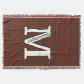 Clan MacGregor Tartan Kariert Custom Decke (Vorderseite)