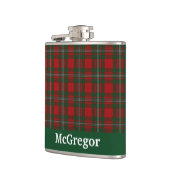 Clan MacGregor Tartan Kariert Custom Flachmann (Links)