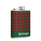 Clan MacGregor Tartan Kariert Custom Flachmann (Rechts)