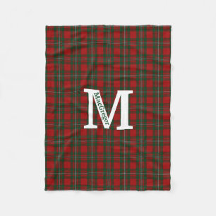Clan MacGregor Tartan Kariert Custom Fleecedecke